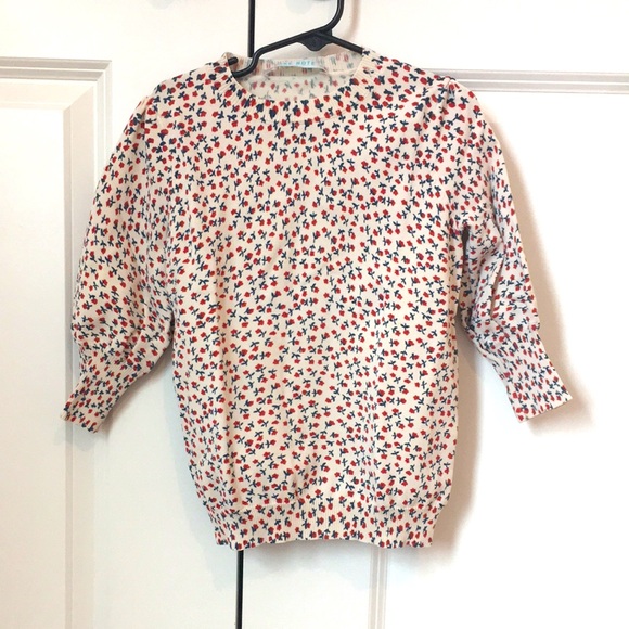 Girls floral crewneck sweater size 7 yrs - Picture 1 of 5